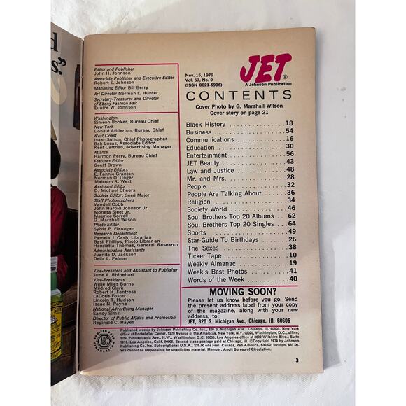 Vintage JET Magazines -  November 15, 1979 - Billy Eckstine With His Daughter - Picture 4 of 4